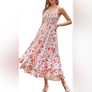 GRACE KARIN Womens Summer Floral Boho Dress size large